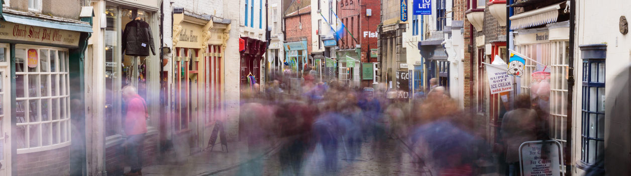 Whitby Church Street shopping