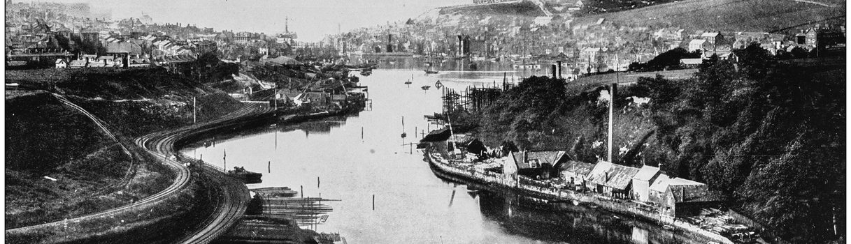 Antique photograph of seaside towns of Great Britain and Ireland: Whitby
