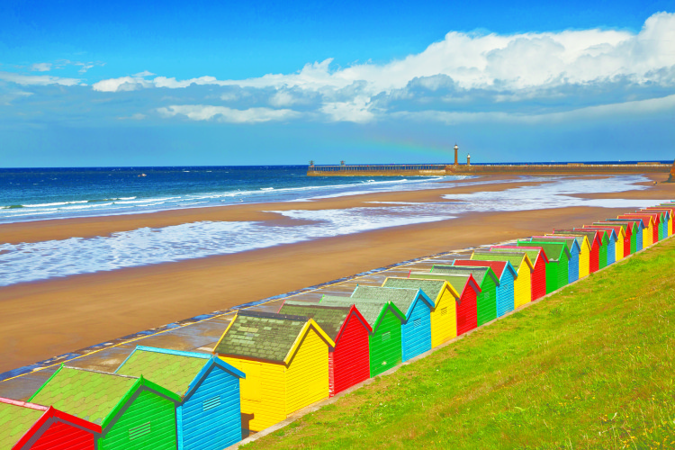 West West Cliff Beach, Whitby