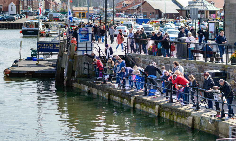 Whitby tourists