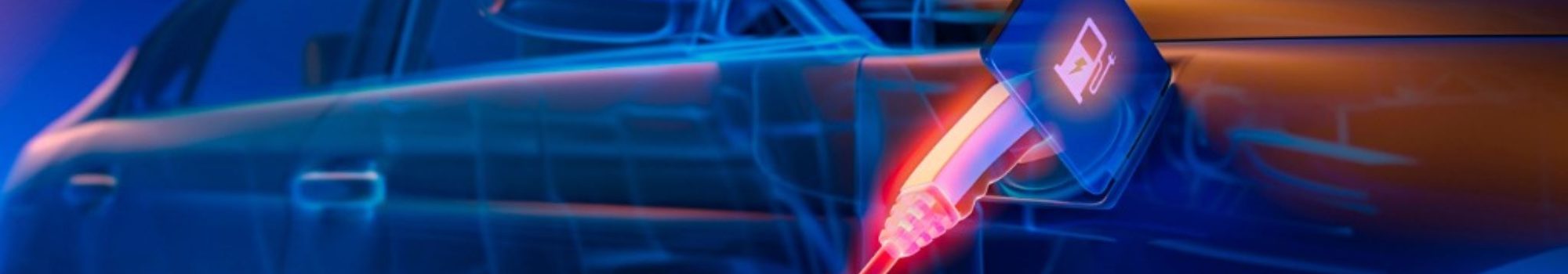 Electric car charging.