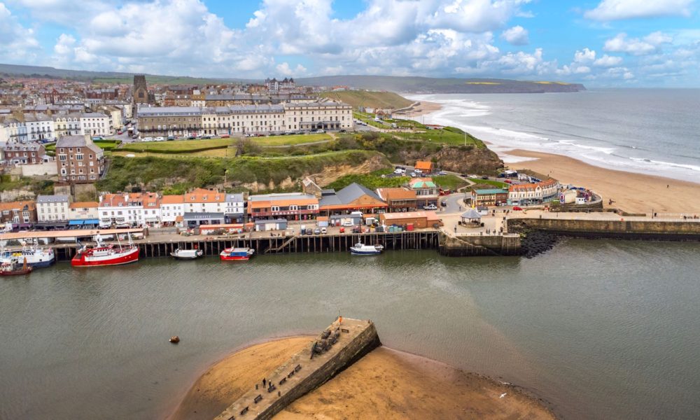 Whitby harbour, Whitby coastline